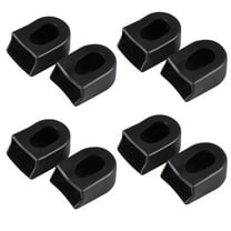 Chidian 8PCS Crankset Rubber Protectors Crank Arm Cases for Mountain Bike Road Bike MTB (Black)