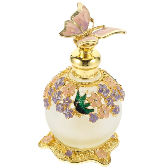 Chidian Empty Perfume Bottle Exquisite Fragrance Bottle Butterflies Design Perfume Bottle Adornment