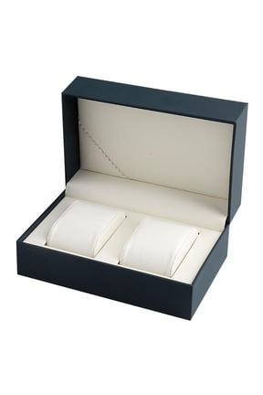 Tow Slots Watch Box Bracelet Watch Jewelry Container Jewelry Packing Case Jewelry Display Case Watches Showcase for Men Supplies