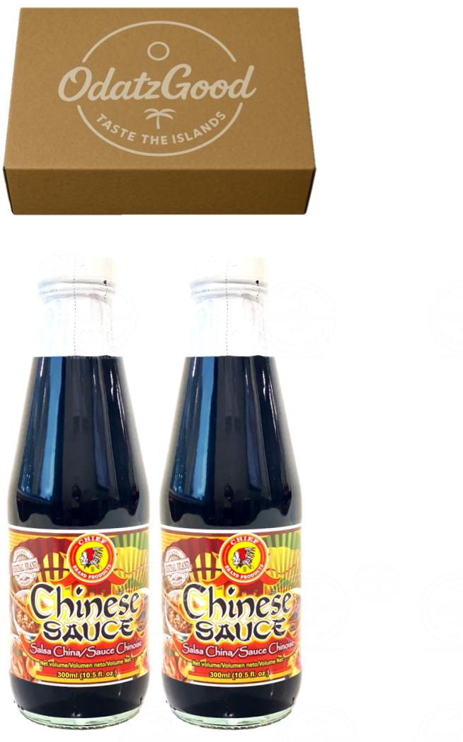 Chief Chinese Sauce 10.5oz (300ml) 2-Pack – Product of Trinidad & Tobago – Curated & Packaged by ODatzGood
