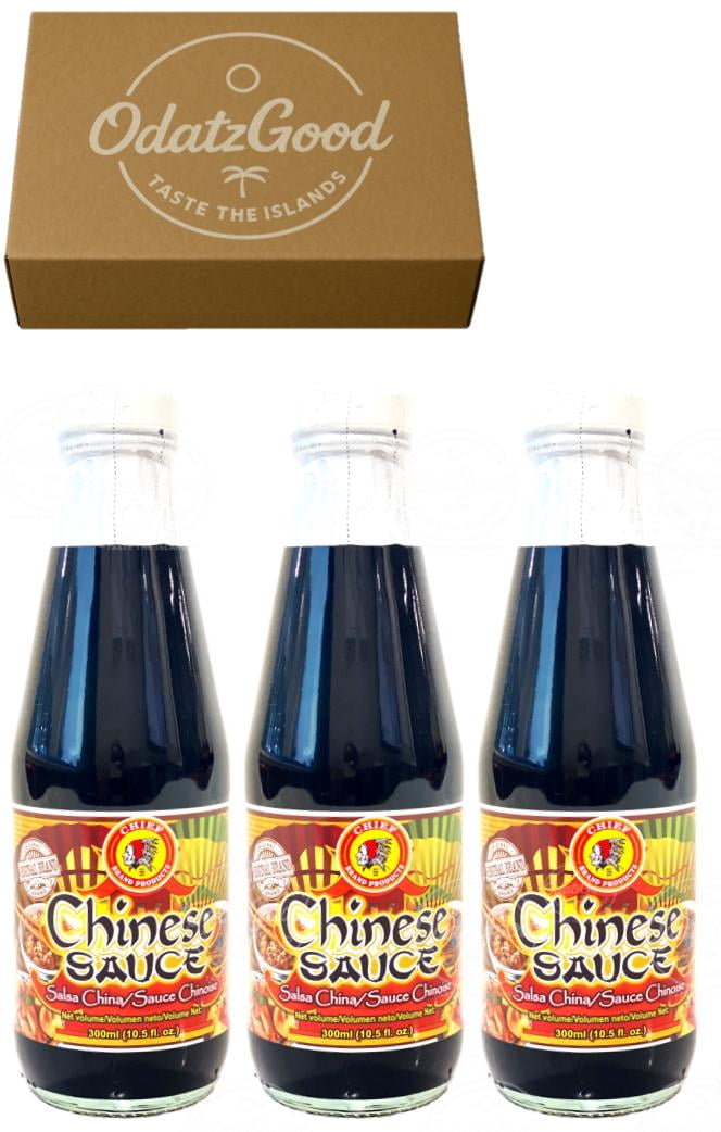 Chief Chinese Sauce 10.5oz (300ml) 3-Pack – Product of Trinidad & Tobago – Curated & Packaged by ODatzGood