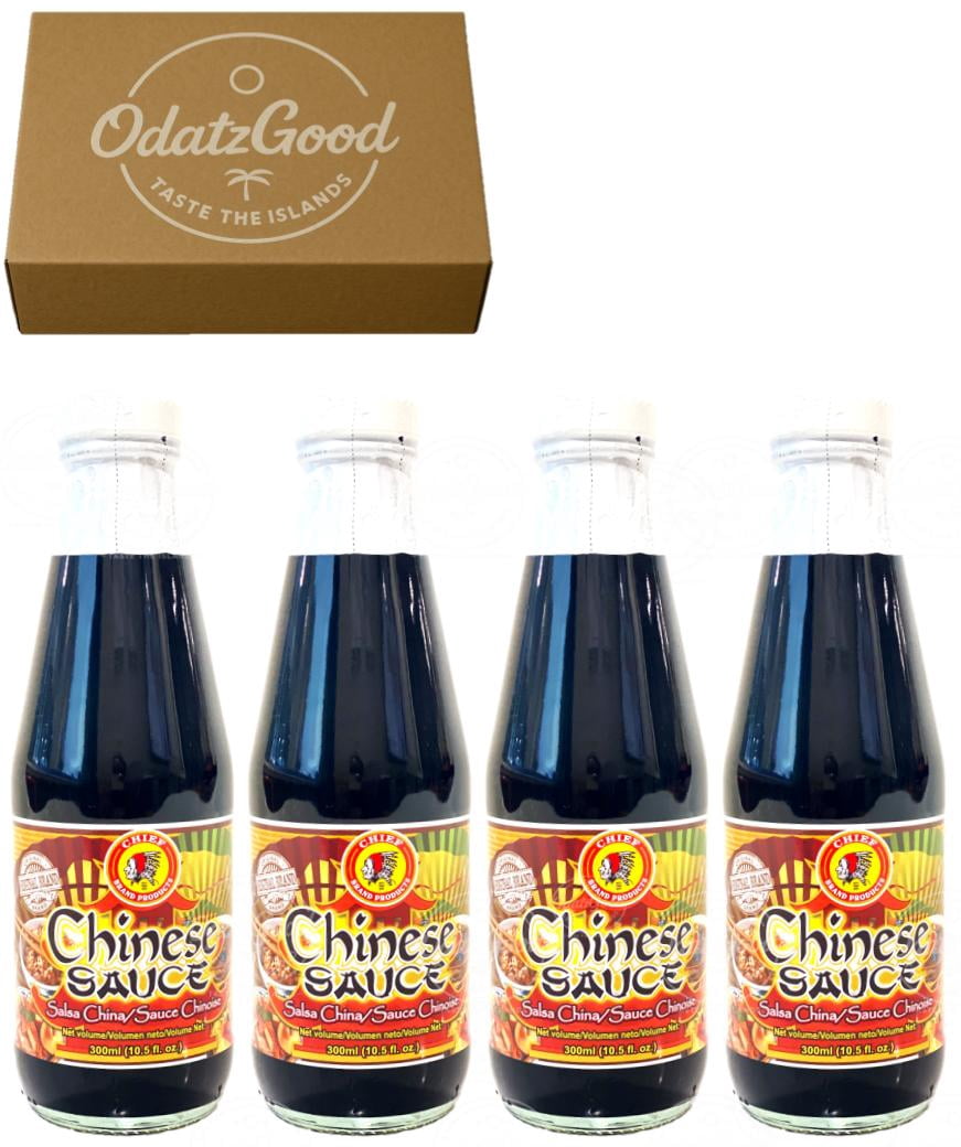 Chief Chinese Sauce 10.5oz (300ml) 4-Pack – Product of Trinidad & Tobago – Curated & Packaged by ODatzGood