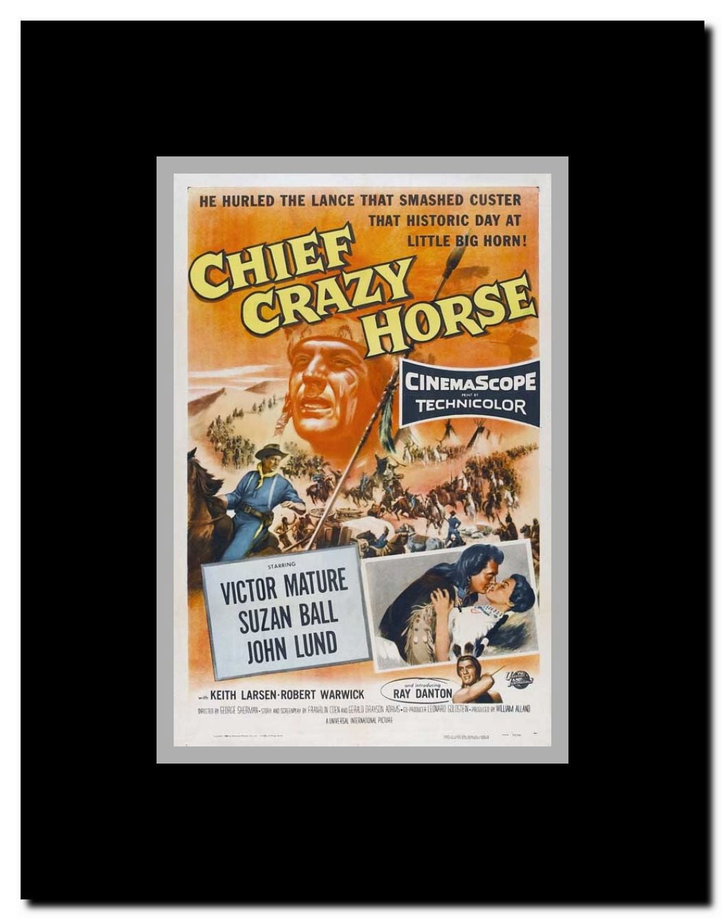 Chief Crazy Horse Framed Movie Poster