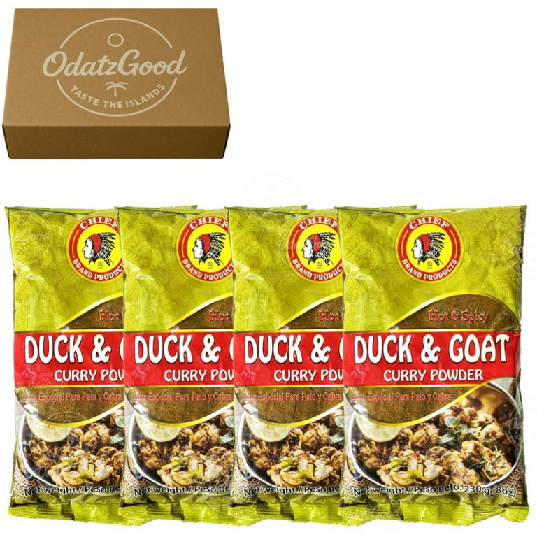 Chief Duck Goat Curry 8oz (230g) 4-Pack – Product of Trinidad
