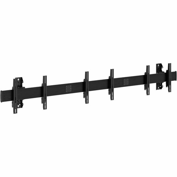 Chief Fusion Large 3x1 Modular Menu Board Wall Mount, For Displays 40-55", Black