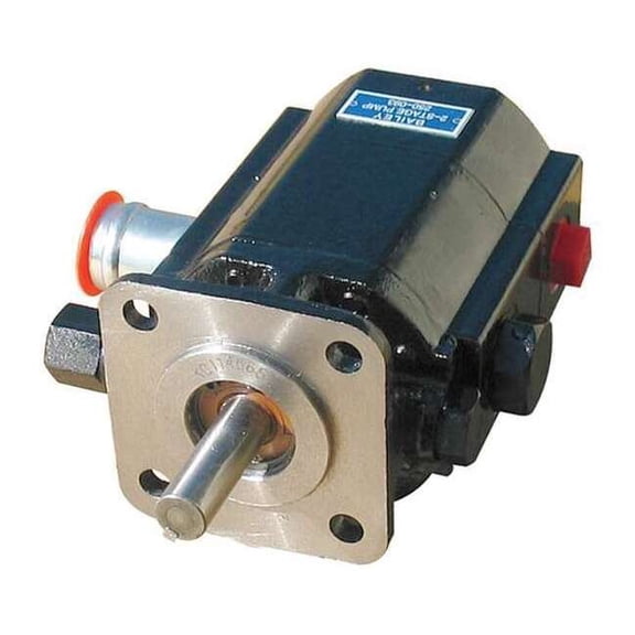 Two Stage Pump, 11 GPM Max, 6 HP Input, 1 Tube Inlet, 1/2 x 1 1/2 Shaft