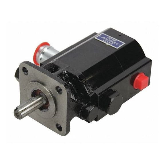 Two Stage Pump, 11 GPM Max, 6 HP Input, 1/2 NPT Inlet, 1/2 x 1 1/2 Shaft