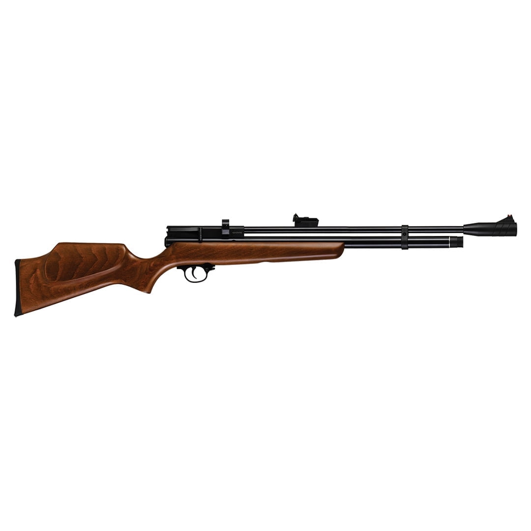 Beeman 1338S Chief II PLUS-S .22 PCP Side-Lever Air Rifle with  Wood Stock and 10-Shot Magazine
