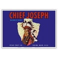 thumbnail image 1 of Chief Joseph Apples - Ryan Fruit Company - Washington State - Vintage Fruit Crate Label c.1915 - Master Art Print 10in x 14in, 1 of 4