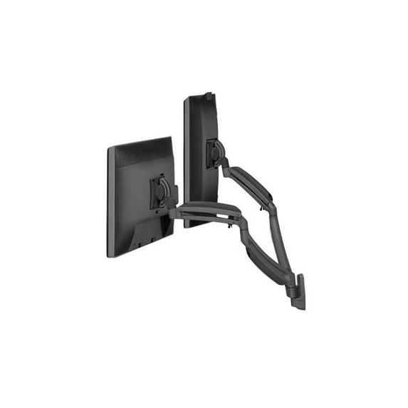 Chief K1 Wall MNT Dual Disp Dual 2l Arms Black