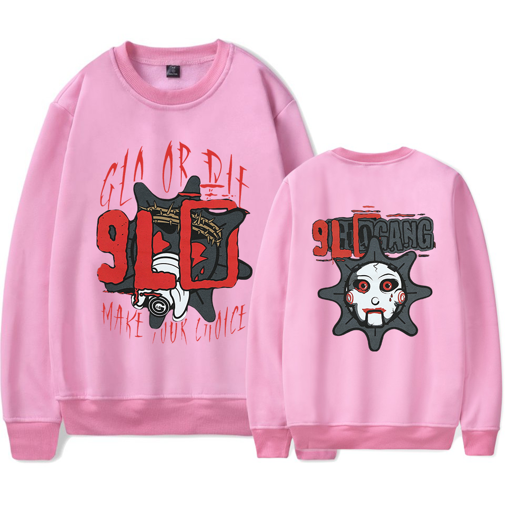 Chief Keef Merch Hoodie Creneck Hoodie Glo Saw Long SLeeve Tee