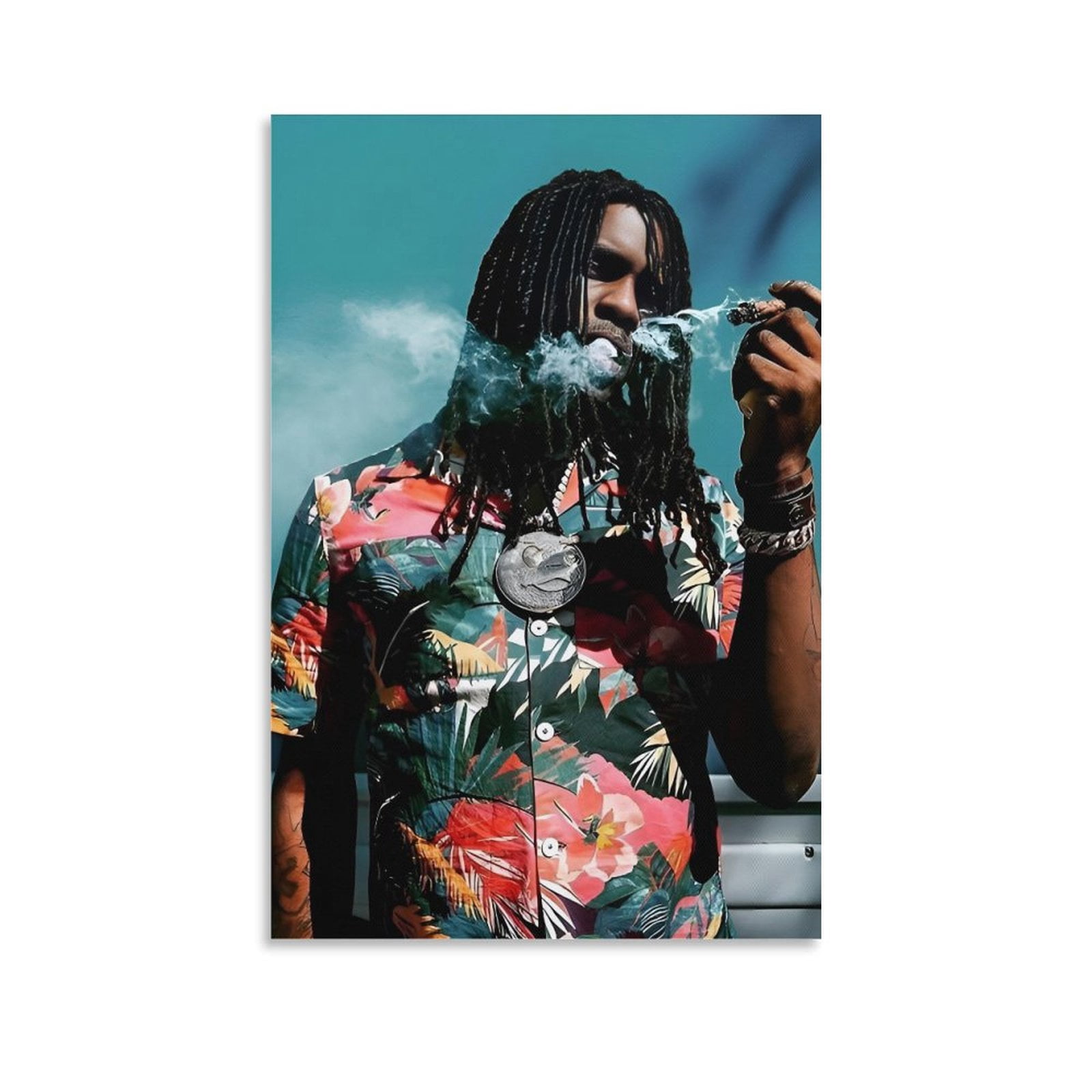 Cheef Rapper Americano Chief Keef RAPPER Young Singer Art Poster Posters Wall Art Painting ...