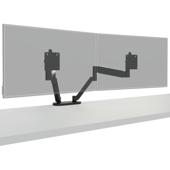 Koncis 12" Monitor Arm Mount Dual Blk