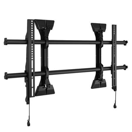 Chief - LARGE FUSION MICRO-ADJUSTABLEFIXED WALL DISPLAY - Black