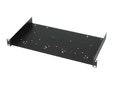 Raxxess UNS1 Vented Universal Tray Shelf for 19" Server, Bottom Slots for Mounting Non Half-Rack Equipment, Black (RAX UNITRAY)