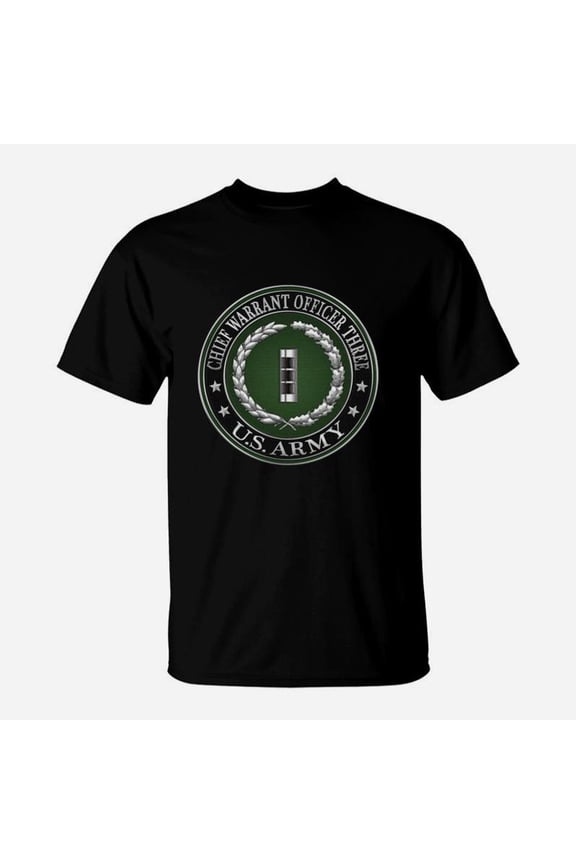 Chief Warrant Officer Three cw3 Rank Insignia TShirt