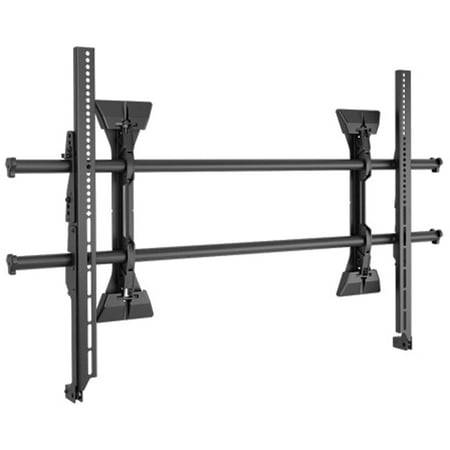 Chief - Extra-Large Fusion Micro-Adjustable Fixed Wall Display Mount for Most 55-100" TVs Up to 250lbs - Black