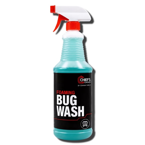 Chief's Choice Foaming Bug Wash, Bug & Road Grime Remover for Cars, Trucks, Windshields & Bumpers, 32 fl oz