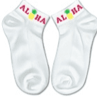 Chiefly Aloha Pineapple, Ankle Socks, Breathable fabric
