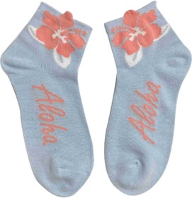 Chiefly Hibiscus Unisex Ankle Socks - Comfortable and Stylish