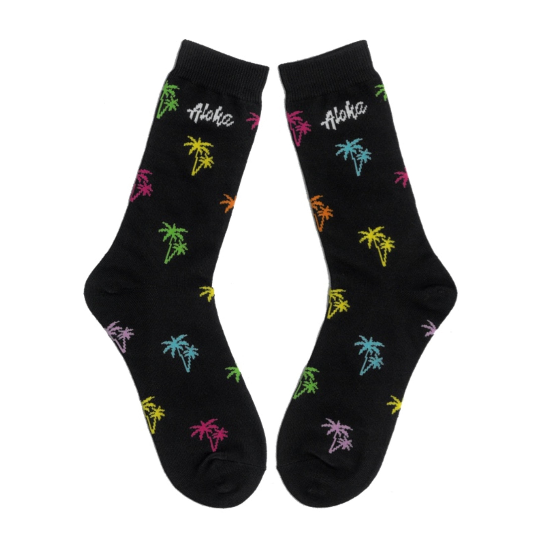 Stylish Chiefly Palm Tree Long Socks for Everyday Comfort