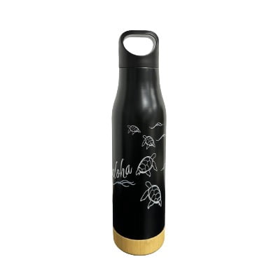 Insulated Water Bottle with Turtle Design