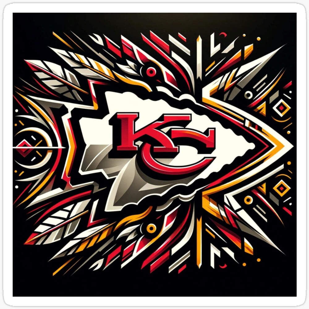 Chiefs Football Sticker Baseball Sticker, Football Sticker, Basketball ...