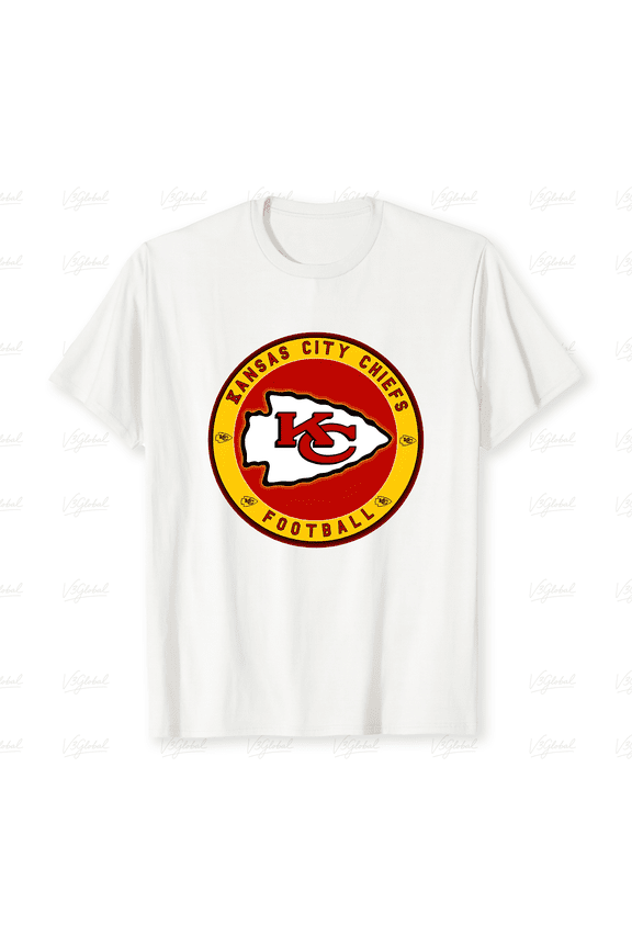 Chiefs Spirit Kansas Local Red Gold Football Theme Fan Graphic Unisex T-Shirt V80171, up to size 5XL