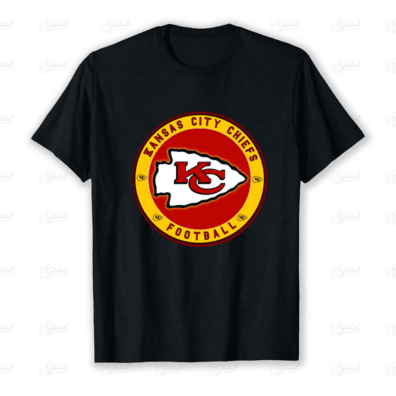 Chiefs Spirit Kansas Local Red Gold Football Theme Fan Graphic Unisex T-Shirt V80171, up to size 5XL