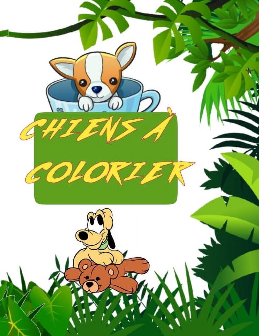 Chien à colorier : Livre De Coloriage Super amusant Pour Enfants (Paperback)