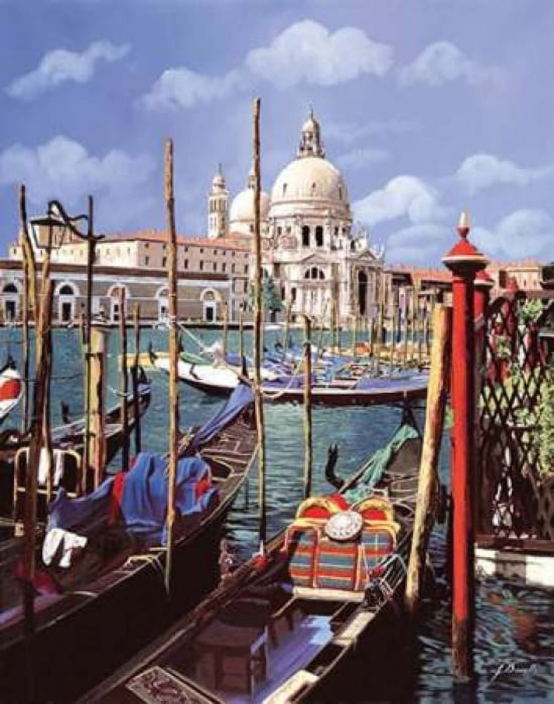 Chiesa Della Salute Canvas Art - Guido Borelli (22 x 28)