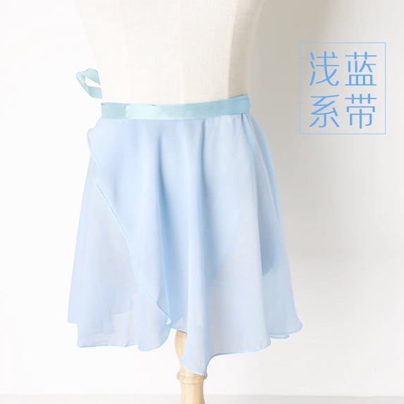 Chiffon Ballet Wrap Skirts Waist Tie Ballerina Tutu Mini Skirt
