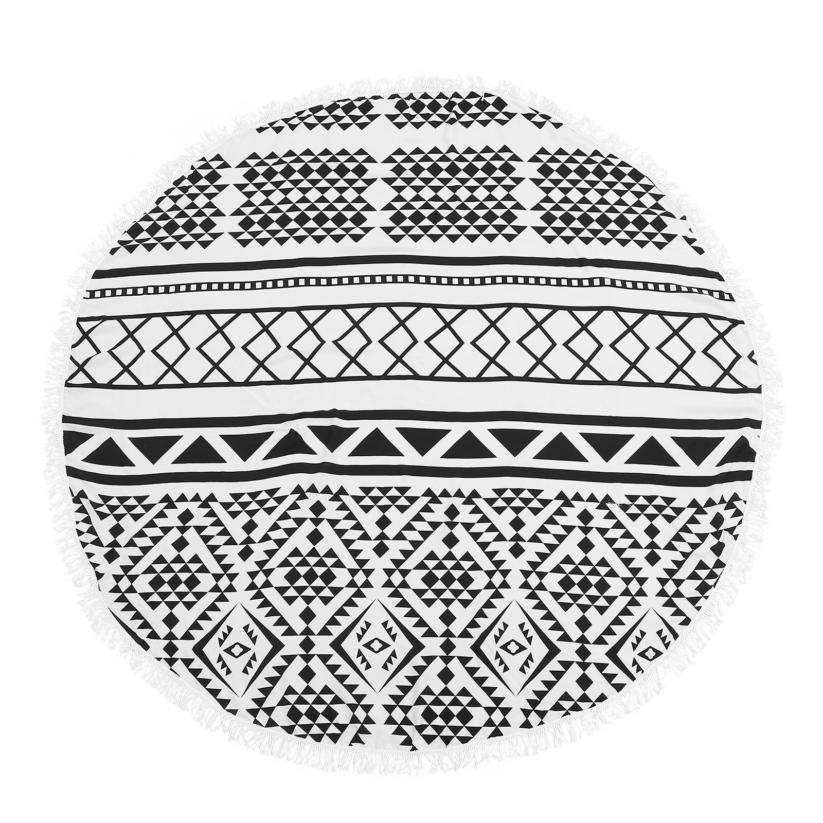 Chiffon Beach Mat Outdoor Yoga Blanket Beach Blanket Tassel Beach