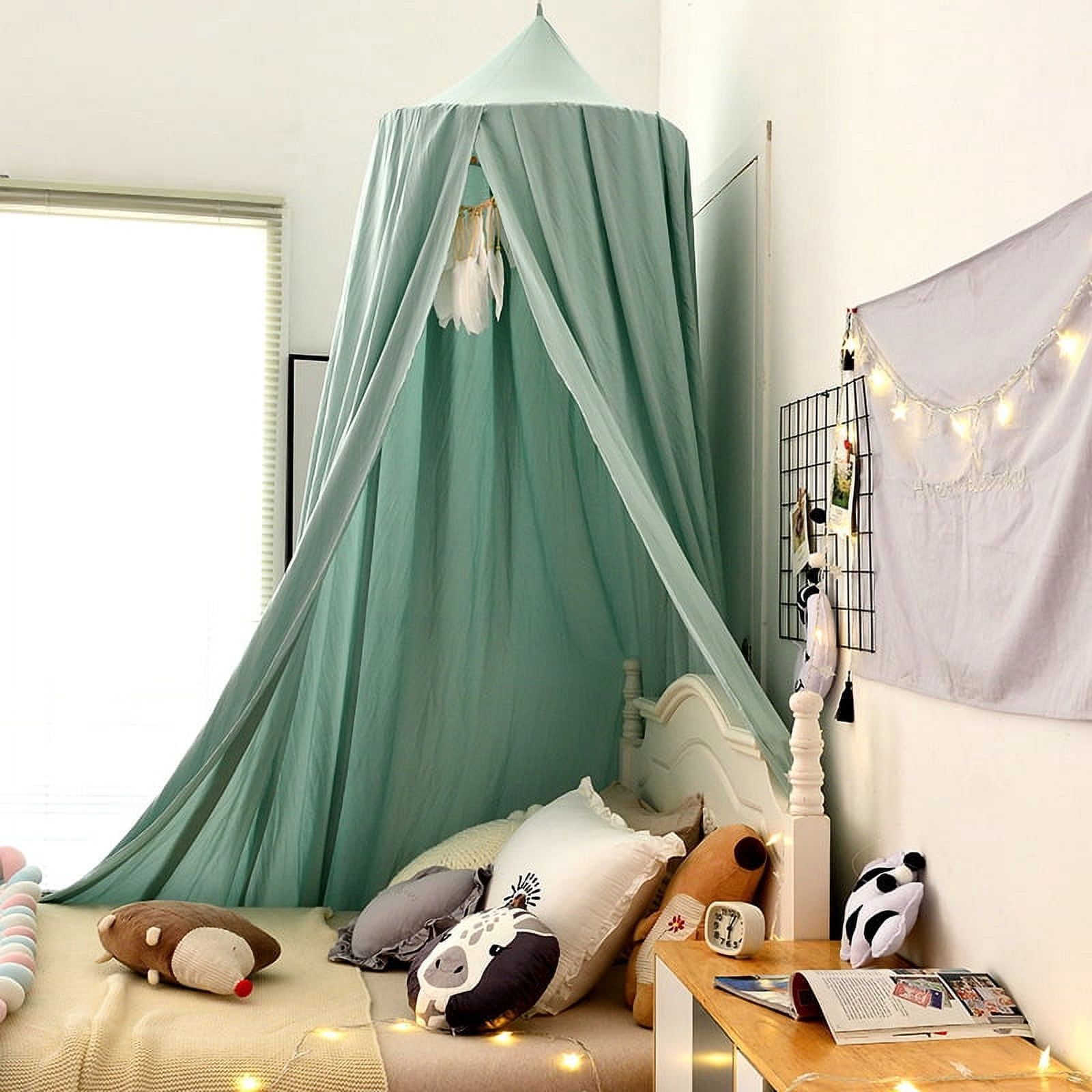 Chiffon Canopy Bed Tent – Mosquito Net Curtain for Sleeping, Gaming or Decoration, 240cm Height, 260cm Hem, for Kids and Adults