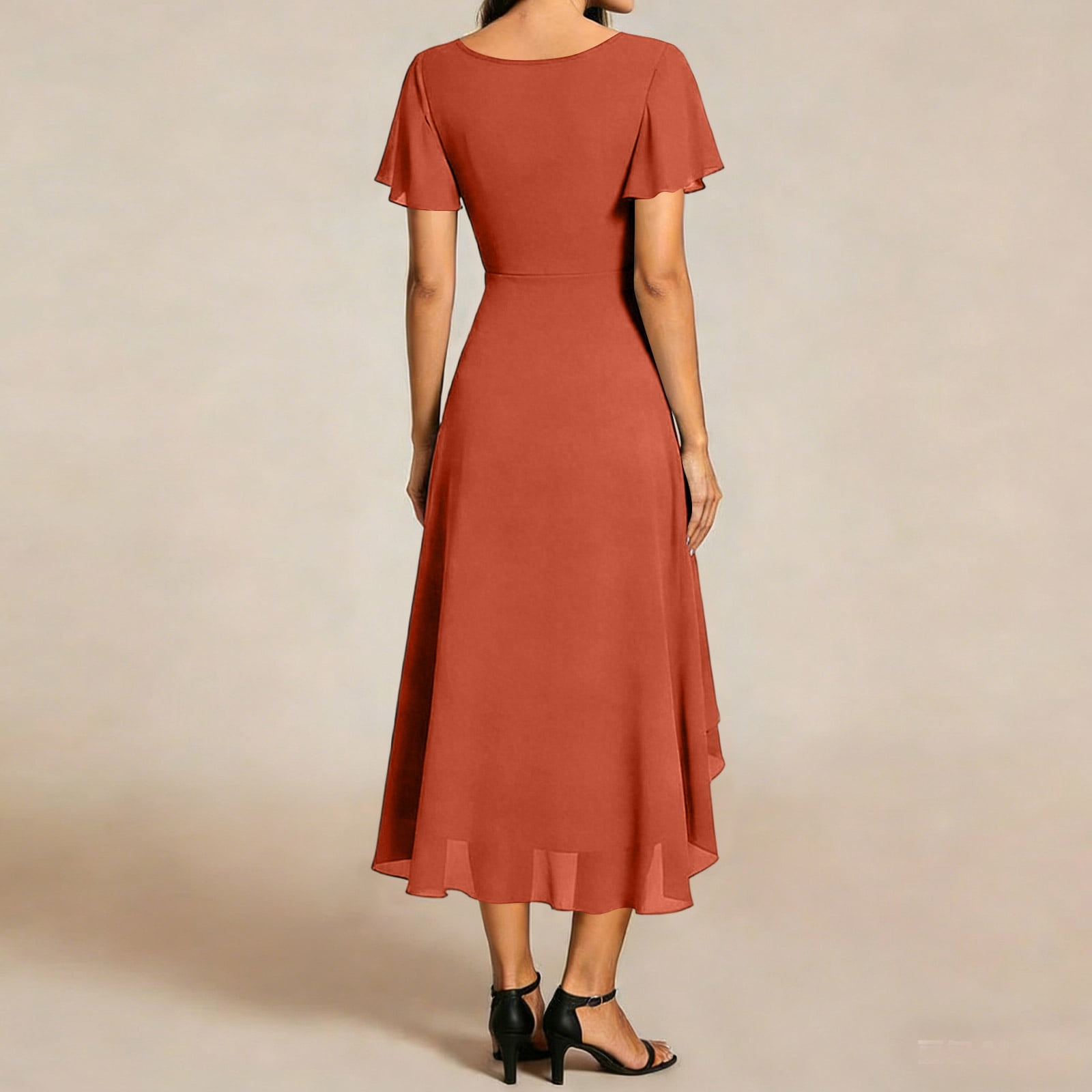 red sequin party dress Cherry Red Crystal-Embellished Maxi Dress S