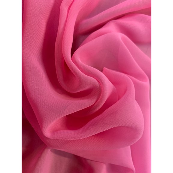 Burlap Fabrics Chiffon Fabric Brown - 58 Inch Wide Sheer Polyester Crinkle Weave Sold by the Yard