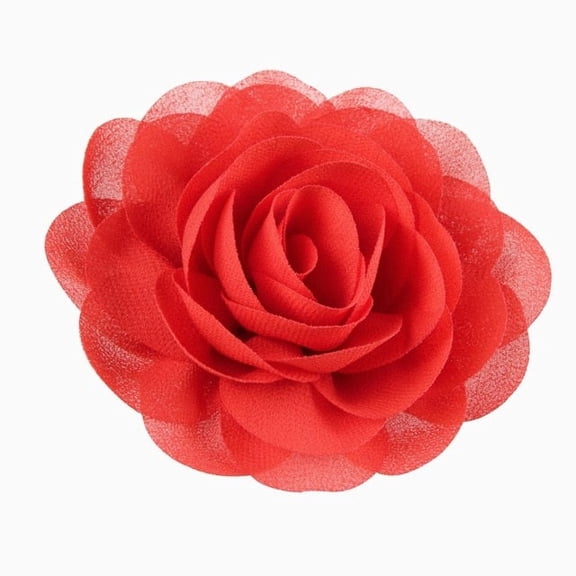 Chiffon Flower Hair Clips/Pins for Girls in 20 Colors, Princess Hair Wear