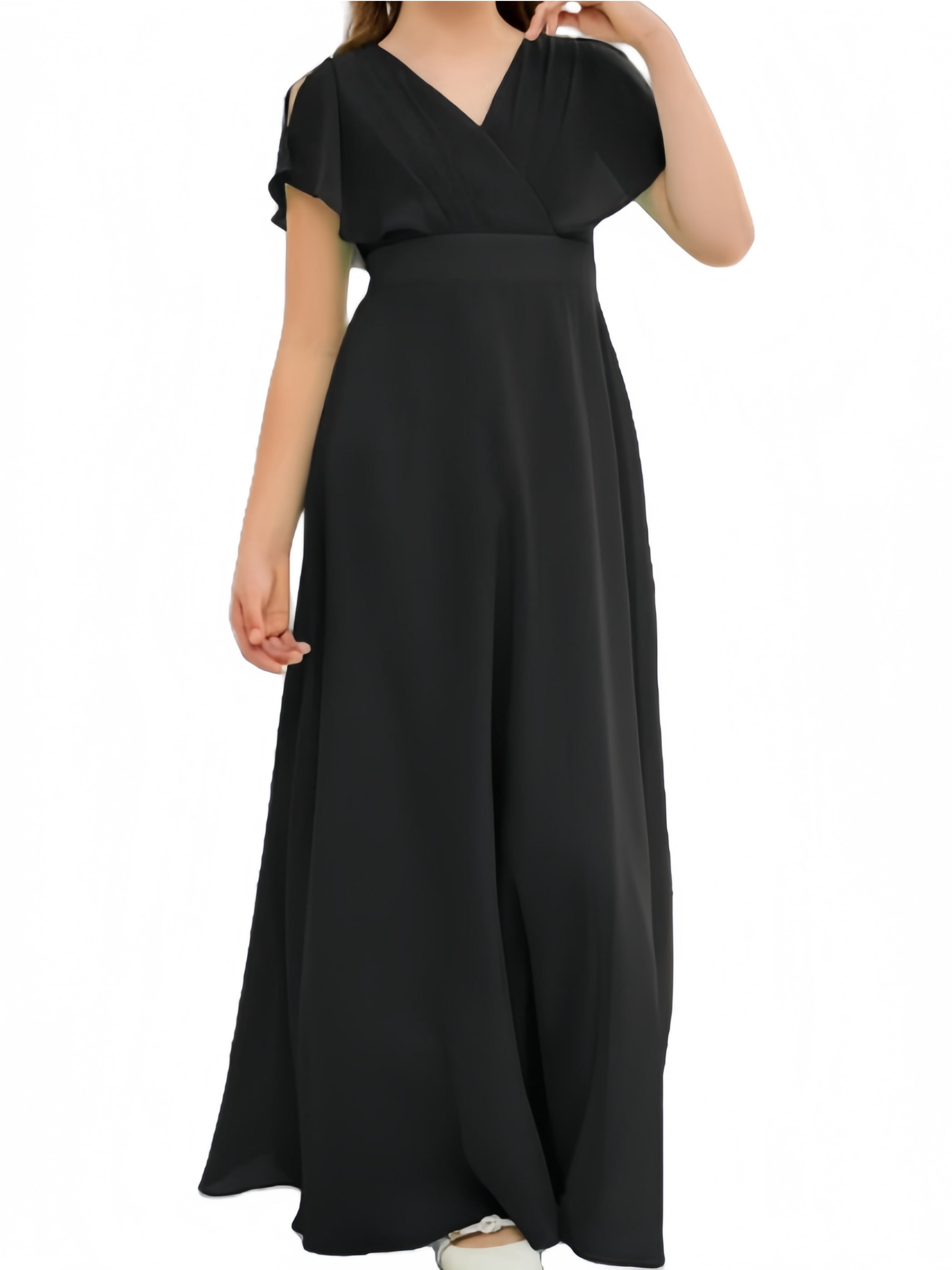 junior black bridesmaid dresses Black Belt Junior Bridesmaid Dresses