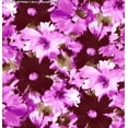 thumbnail image 1 of Chiffon Printed Large Floral Anticipated Sheer Dress Fabric by the Yard (CHOCO/PINK/MOCHA, HalfaYard), 1 of 5