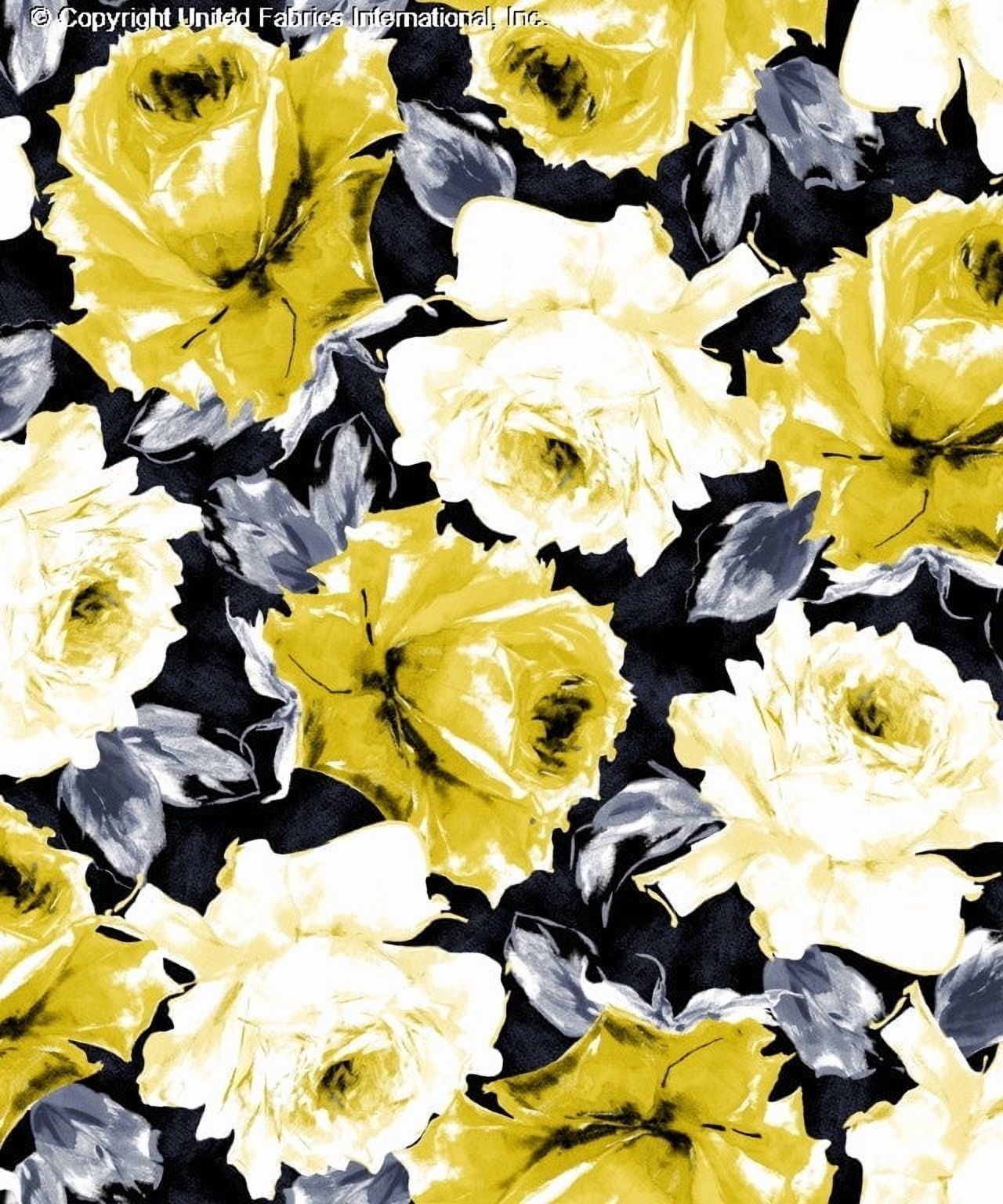 chiffon floral print fabric for dresses Floral Printed Silk-Rayon Chiffon with Stones - Red/Yellow/Pear Green/Violet