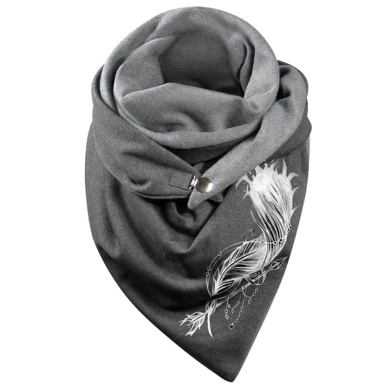 Chiffon Scarf Women Vintage Print Boho Scarf Shawls Wraps Winter Warm Scarves 6 Yard Window Scarf