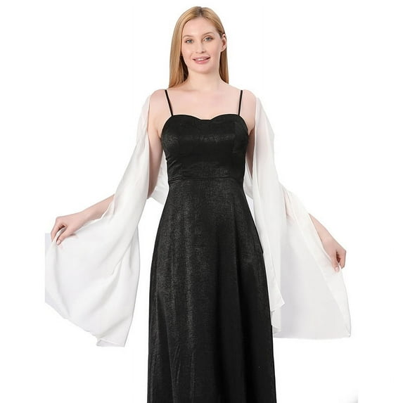 Chiffon Shawls Scarves Wraps for Bridal Wedding Party Evening Dress and Special Occasion Dresses