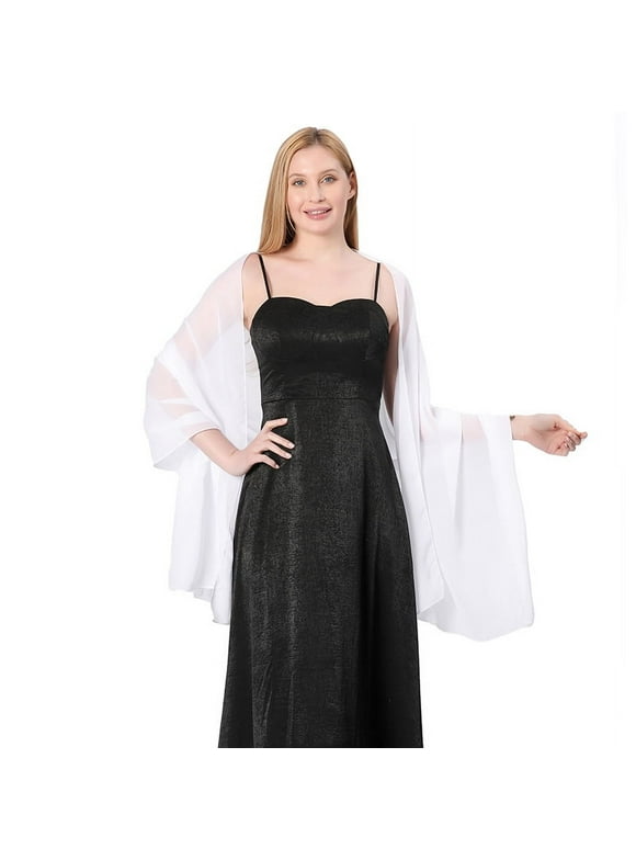 Chiffon Shawls Scarves Wraps for Bridal Wedding Party Evening Dress and Special Occasion Dresses