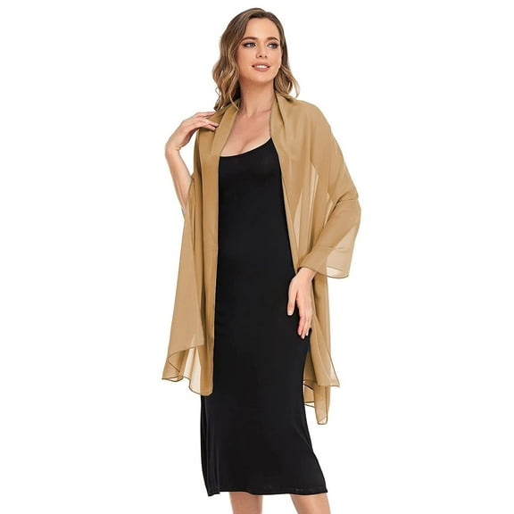 Chiffon Shawls Scarves Wraps for Bridal Wedding Party Evening Dress