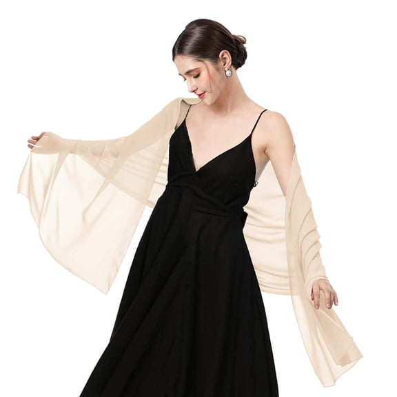Chiffon Shawls Scarves Wraps for Bridal Wedding Party Evening Dress