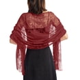 thumbnail image 1 of Chiffon Shawls and Wraps for Evening Dresses Women Elegant Soft Silky Wraps Wedding Bridal Scarf, 1 of 4
