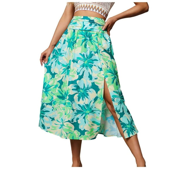 Chiffon Skirt Skirt Beach Cover Up Skirt Drawstring Skirt Mini Skirt With Slit For Skirted Corset Candy Cane Skirt Skirt Elastic Waist Plus Size Pencil Skirt With