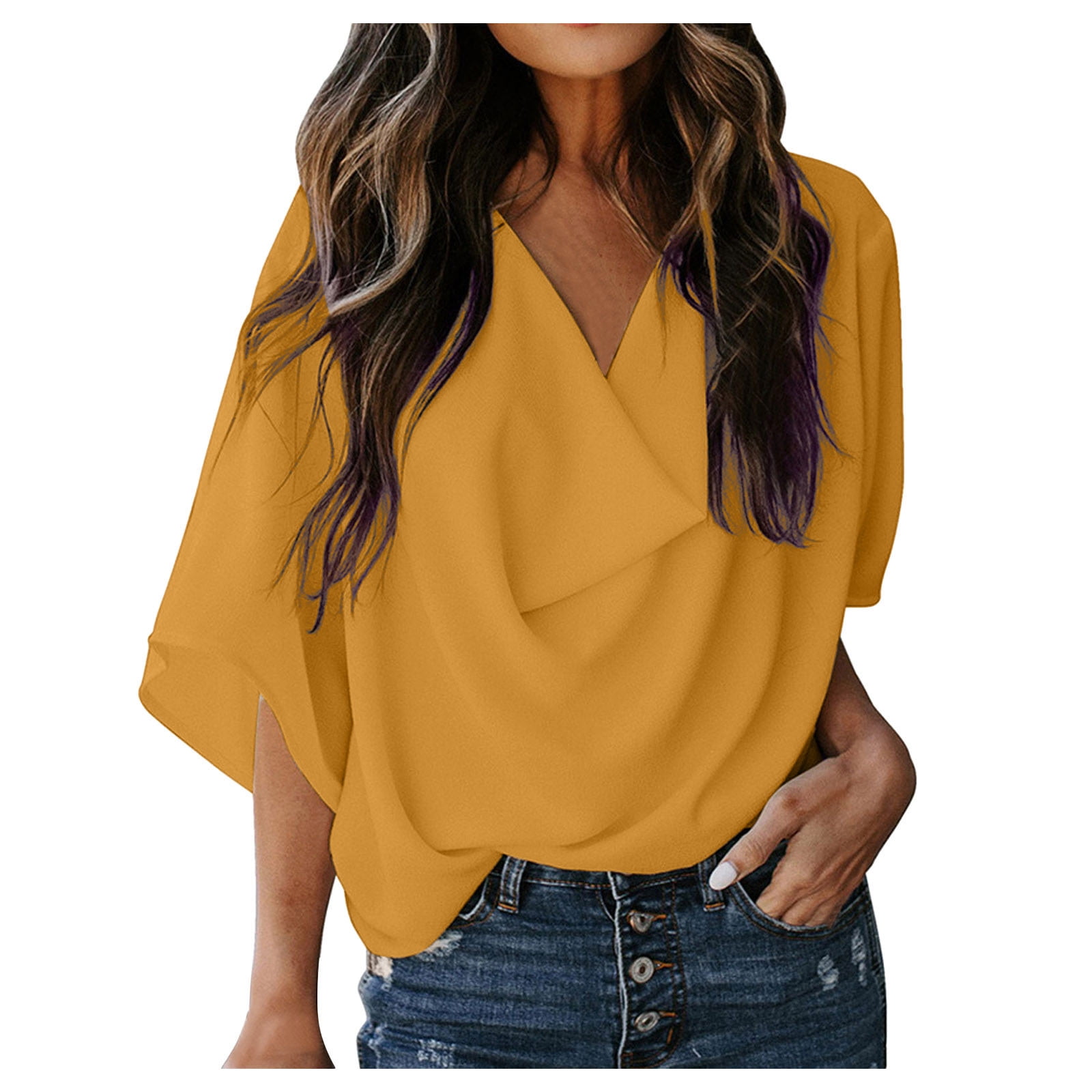 blouse kaftan chiffon