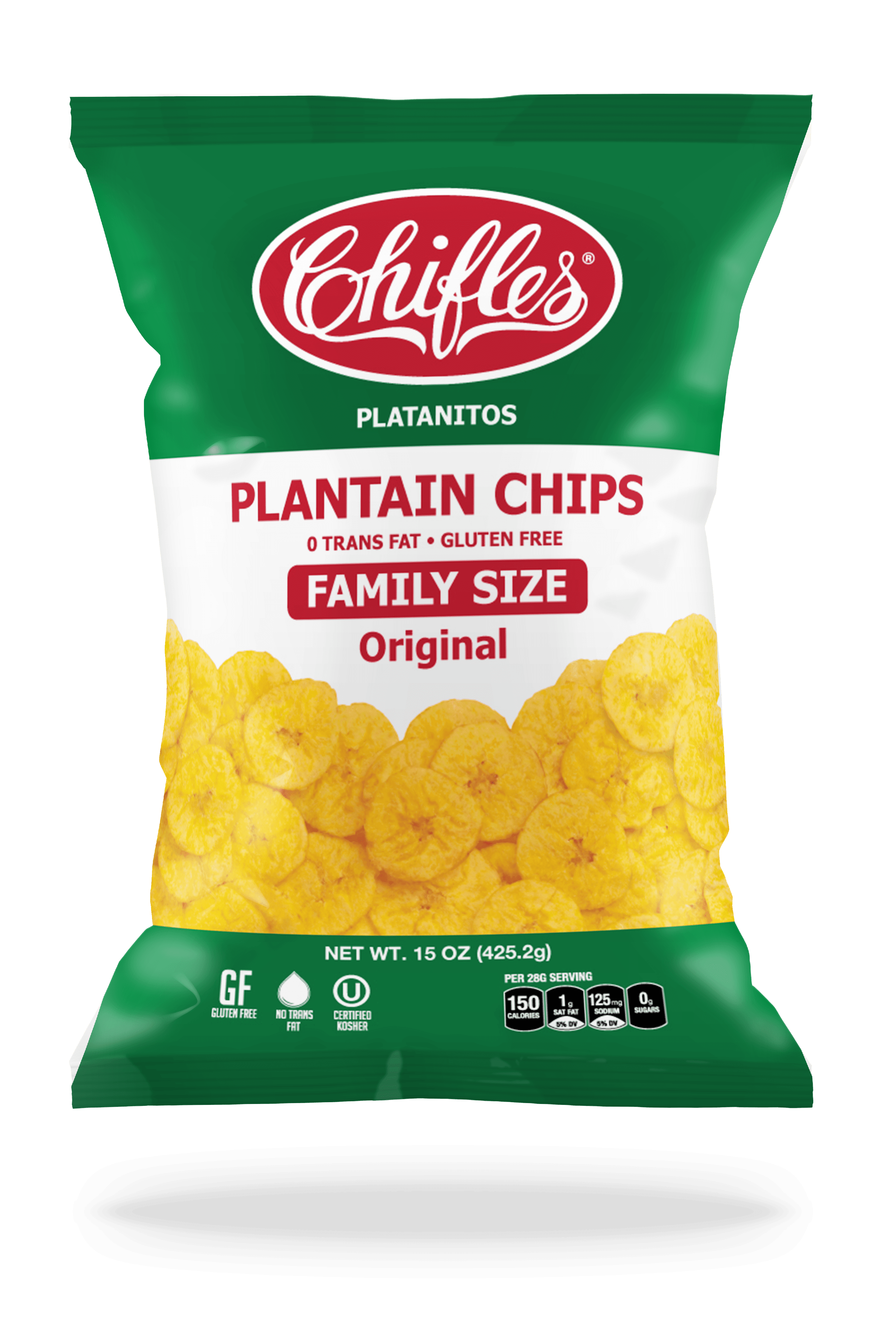 Chifles Original Plantain Chips Kosher Family Size 15 Oz Walmart