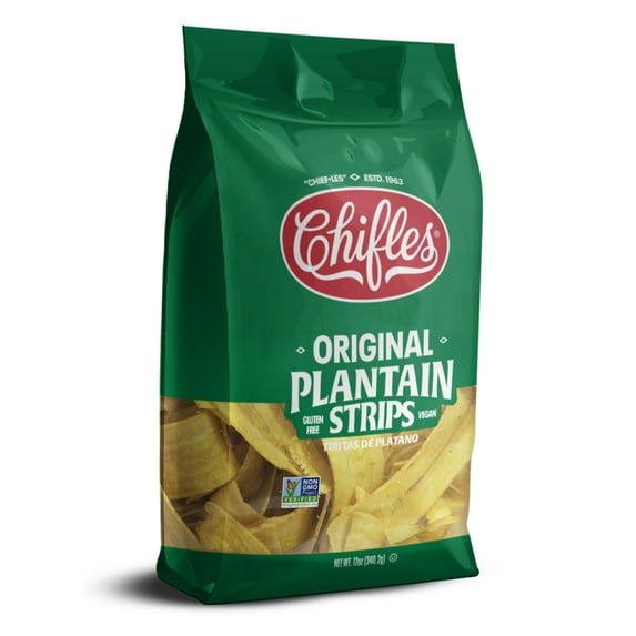 Chifles Plantain Strips Everyday Healthy Snack, Natural, Gluten Free, Nut Free, Vegan, Kosher 12oz